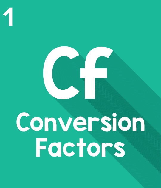 conversion factors